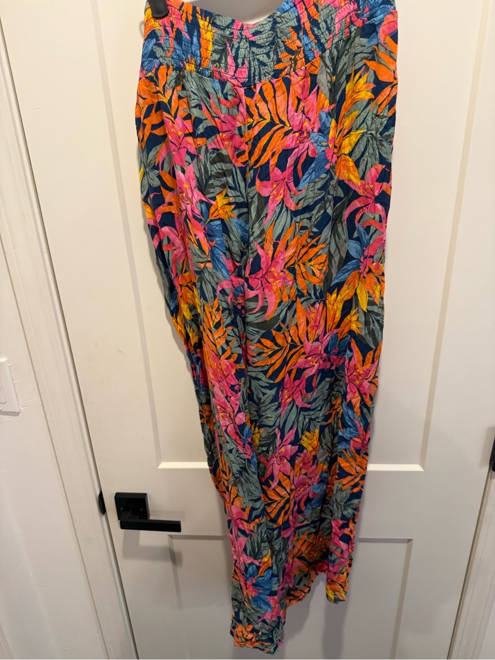 Shade & Shore Tropical Maxi Skirt in Pink, Orange & Blue